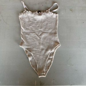 Cream bodysuit